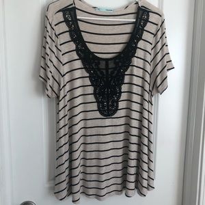 Maurice’s VNeck with Lace Trim